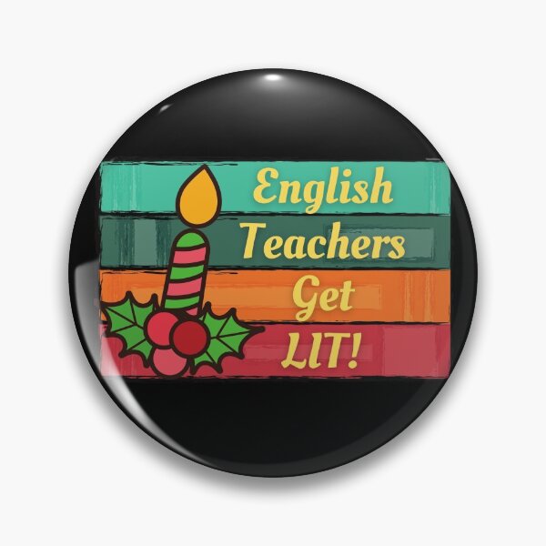 Item preview, English Teachers Get Lit! (Christmas Candle) designed and sold by charqui.