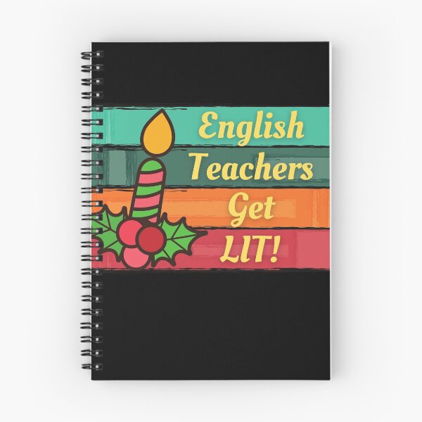 Item preview, English Teachers Get Lit! (Christmas Candle) designed and sold by charqui.