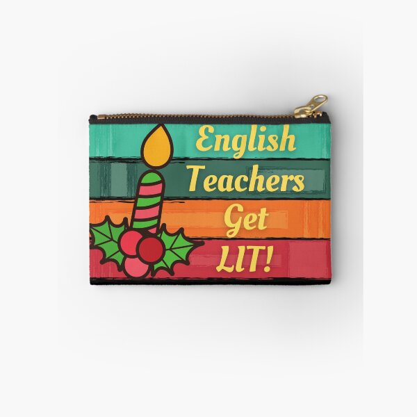 Item preview, English Teachers Get Lit! (Christmas Candle) designed and sold by charqui.