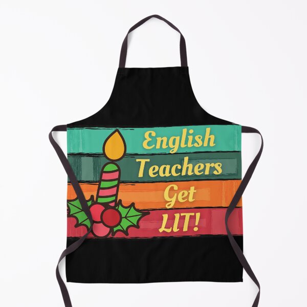 Item preview, English Teachers Get Lit! (Christmas Candle) designed and sold by charqui.