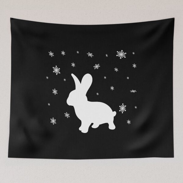 Item preview, A Cute Rabbit In The Snow Beautiful Christmas Time designed and sold by Paulina Vanlife.