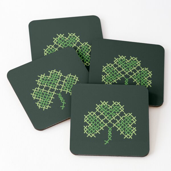 Item preview, 3 leaf clover hama | Simple stitch designed and sold by Orloff.