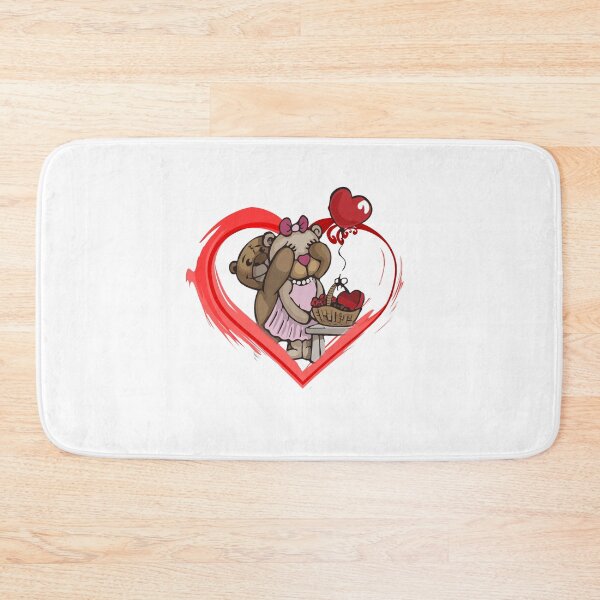 Item preview, teddy bear couple in love designed and sold by ArtOfArty.