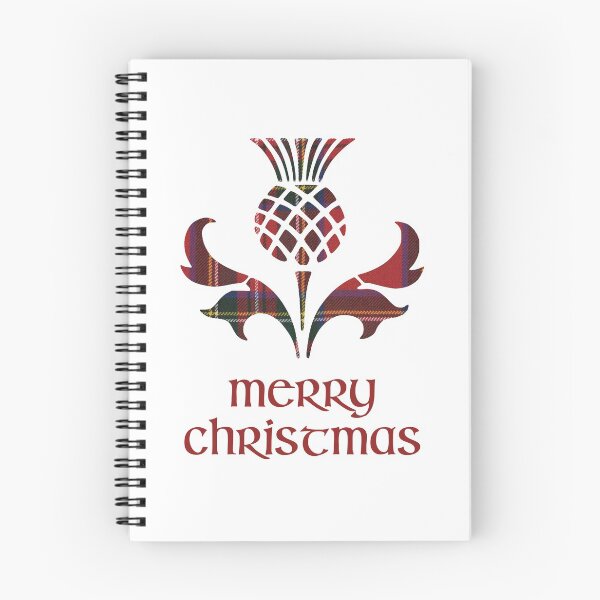 Item preview, Merry Christmas Royal Stewart Tartan Scottish Thistle  designed and sold by CoolYule.