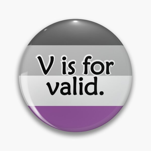 Item preview, V is for VALID Asexual Flag designed and sold by QueerShop.