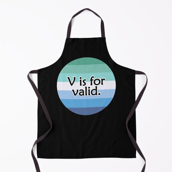Item preview, V is for VALID Gay Man Flag designed and sold by QueerShop.