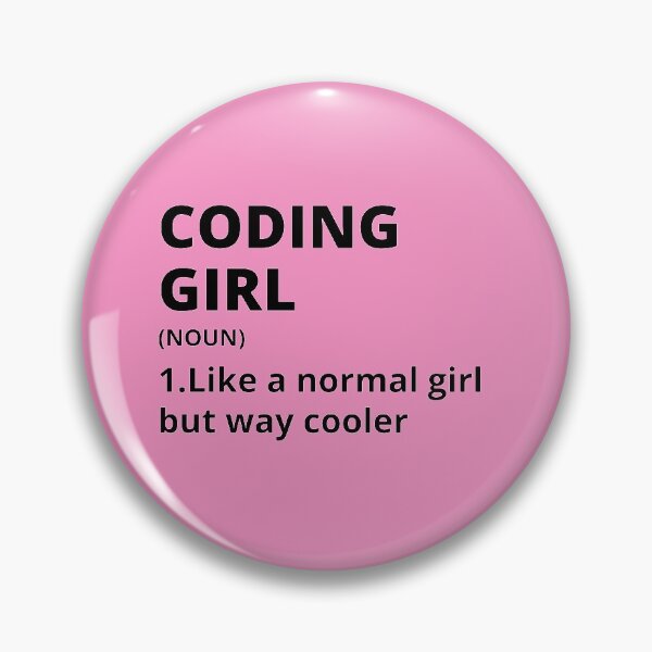 Item preview, coding girl- way cooler designed and sold by Indite.