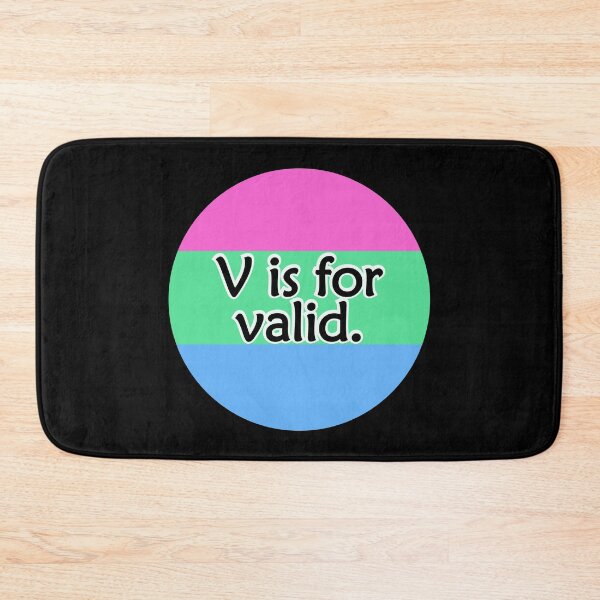 Item preview, V is for VALID Polysexual/Polyromantic Flag designed and sold by QueerShop.