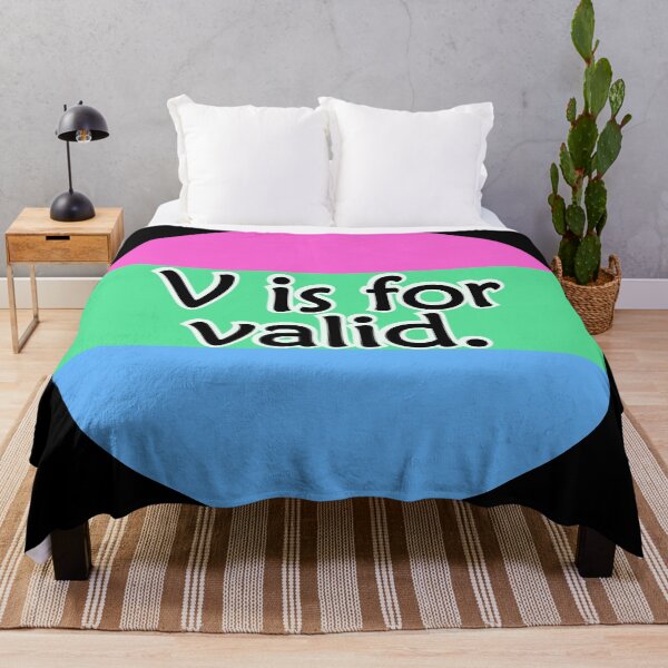 Item preview, V is for VALID Polysexual/Polyromantic Flag designed and sold by QueerShop.