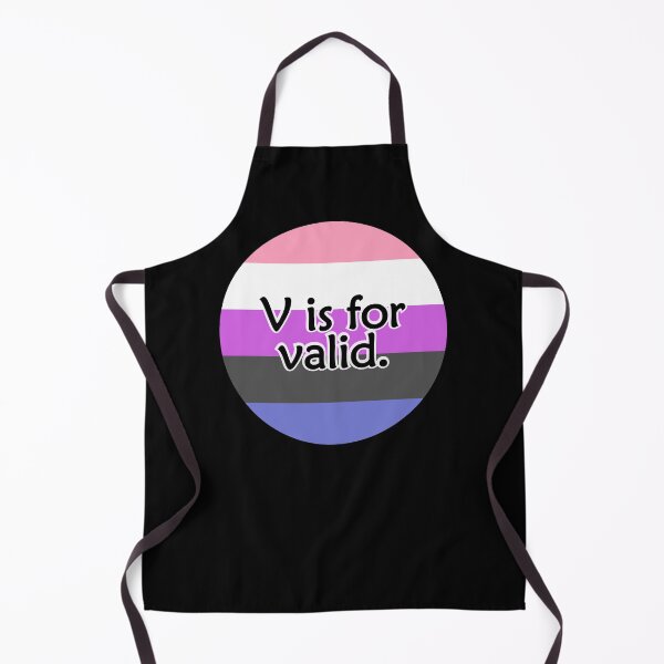 Item preview, V is for VALID Genderfluid designed and sold by QueerShop.