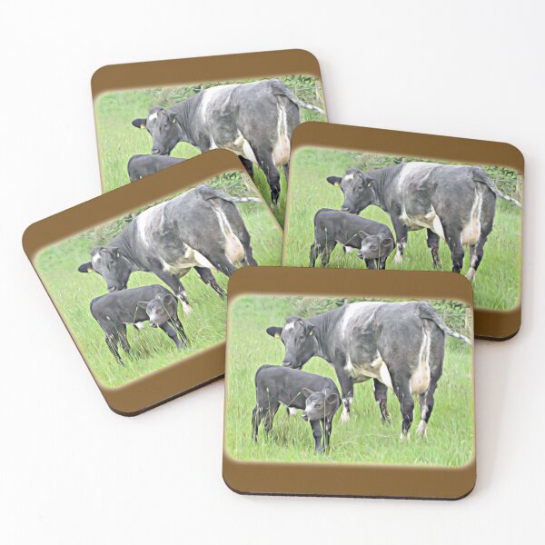 Item preview, Cow and black calf designed and sold by DAscroft.