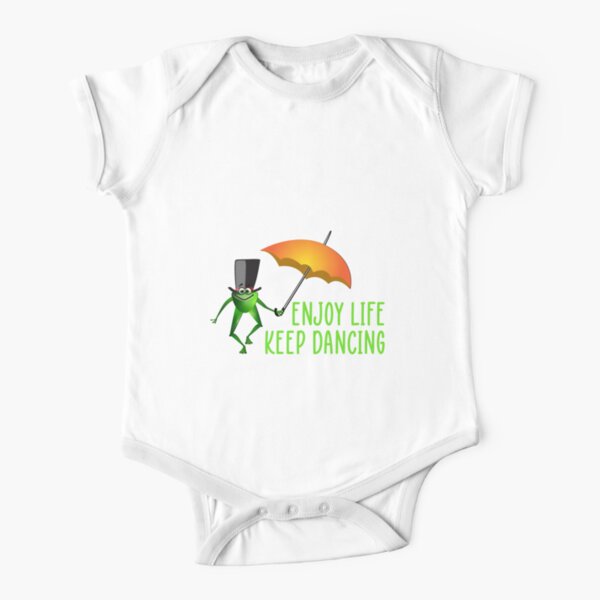 Enjoy Life Keep Dancing Short Sleeve Baby One-Piece