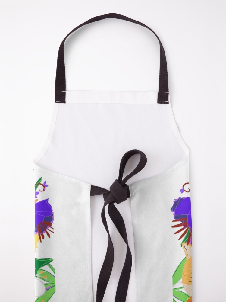 Alternate view of Tabby in the Flowerbed Apron