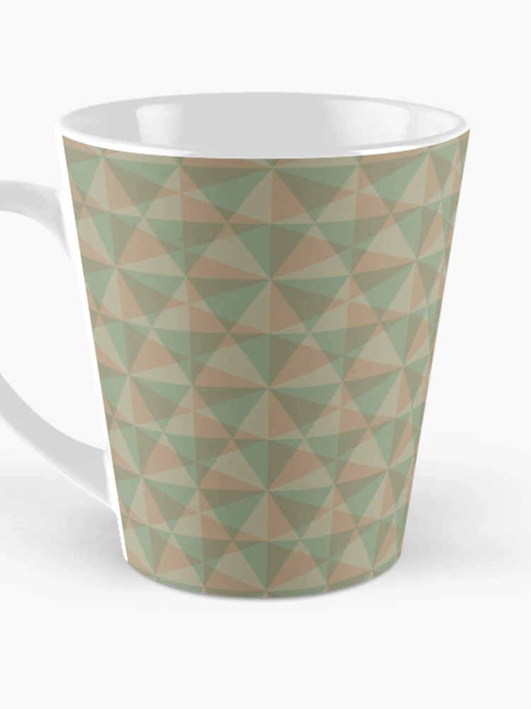 Thumbnail 3 of 4, Coffee Mug, creative triangular pattern designed and sold by creativeaart.