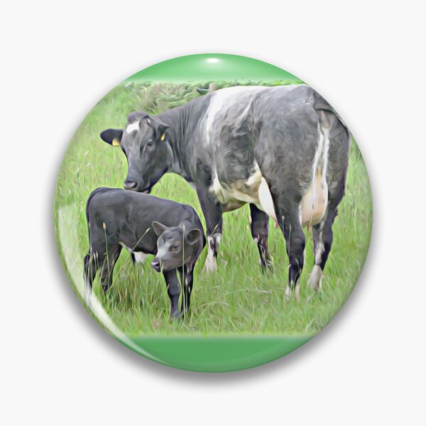 Item preview, Cow and black calf designed and sold by DAscroft.