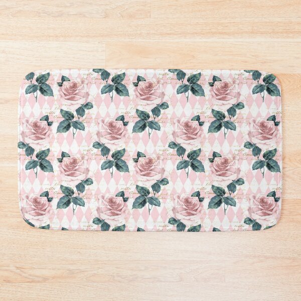 Item preview, Pink Roses with Script designed and sold by ReesDesigns.