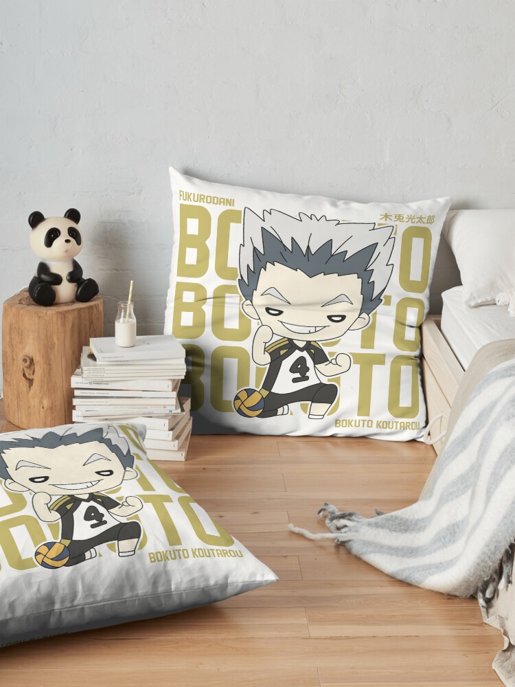 Alternate view of Bokuto Koutarou - Fukurodani - Haikyuu Floor Pillow