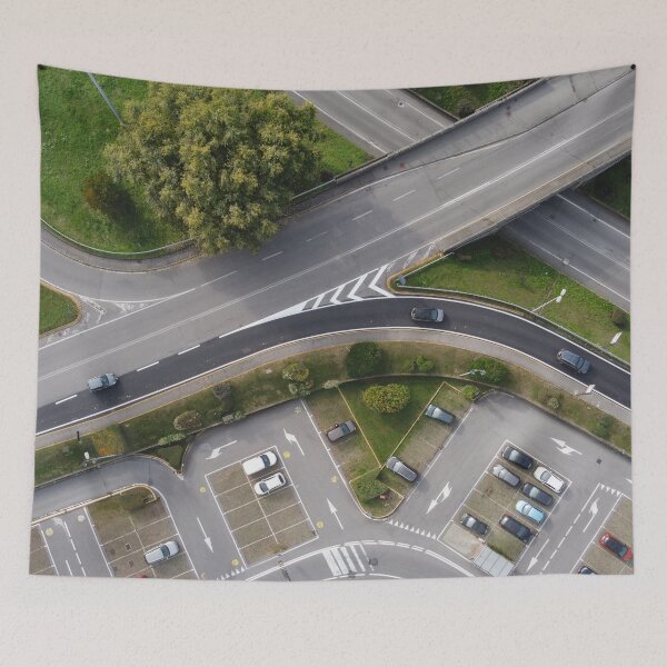 Item preview, Aerial view of street street and ramps designed and sold by brambillasimone.