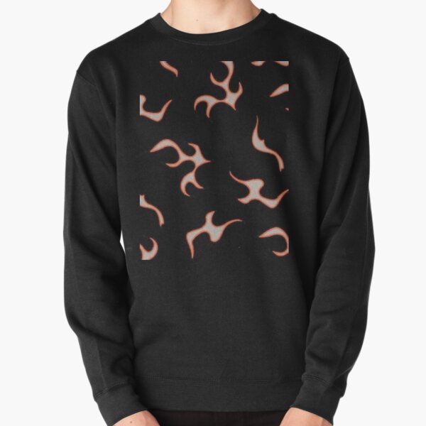 Flames Pullover Sweatshirt
