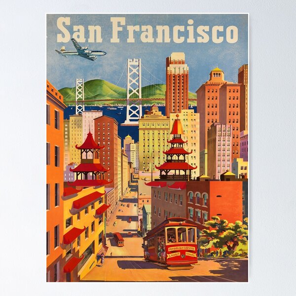 Item preview, viejo iconic San Francsico designed and sold by CorasPosters.