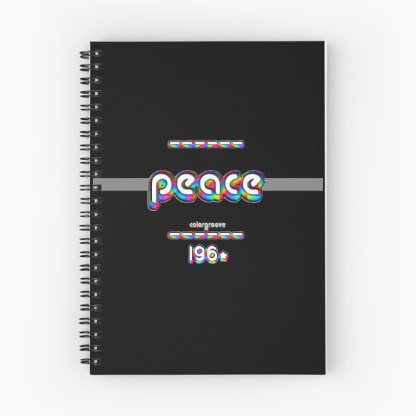 Item preview, Peace 1960s Retro Rainbow Font designed and sold by oh-so.
