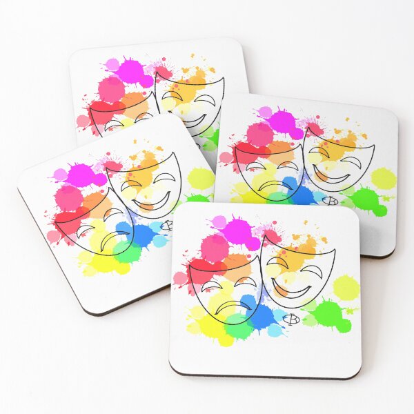 Item preview, Kopie von Colourful Theatre Masks designed and sold by BusInACan.