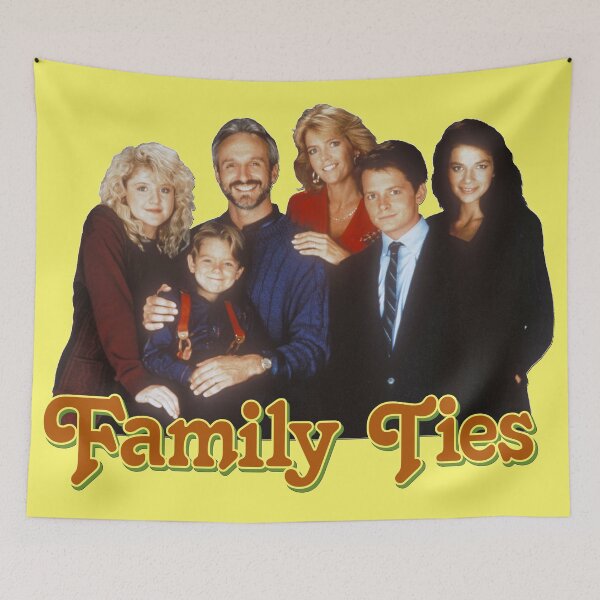 Item preview, Family Ties 80s Throwback Cast Tribute designed and sold by 90snerd.