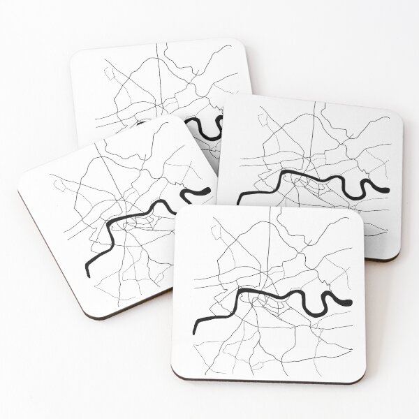 Item preview, simple London street grid designed and sold by buckal.