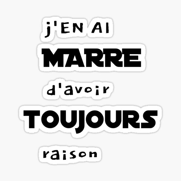 Marre Stickers Redbubble