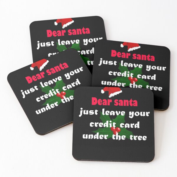 Item preview, Dear Santa, just leave your credit card under the tree designed and sold by TINASTORESHOPE.
