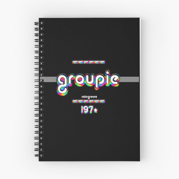 Item preview, Groupie 1970s Retro Rainbow Font designed and sold by oh-so.