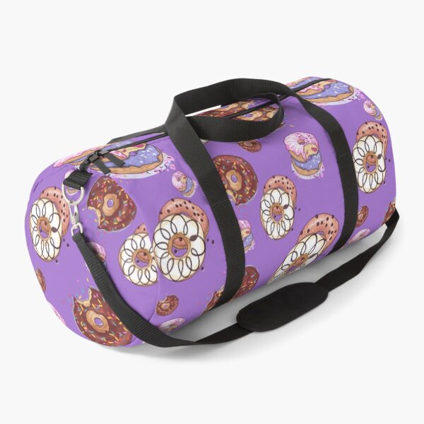 Item preview, Donut pattern pink, purple, cream, jelly filled sprinkles, PURPLE BACKGROUND designed and sold by JustAMillenial -.