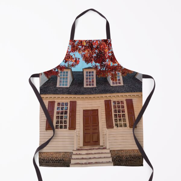 Item preview, Colonial Williamsburg Red Door House in Fall designed and sold by PaulinaS.