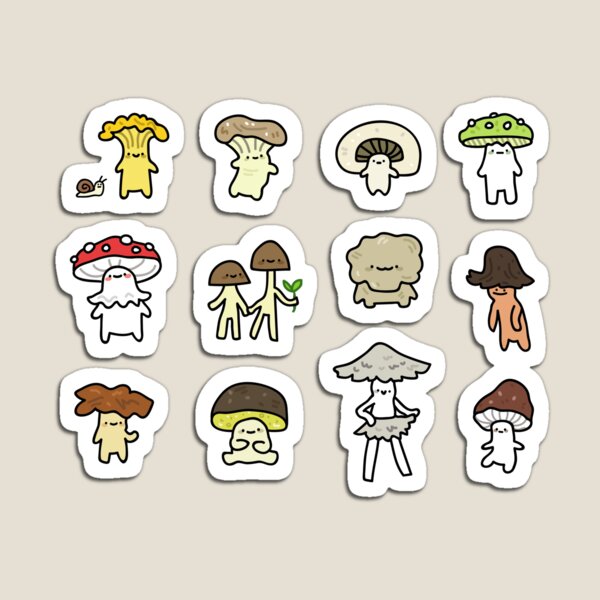 Item preview, fungi friends designed and sold by TeaBag114.