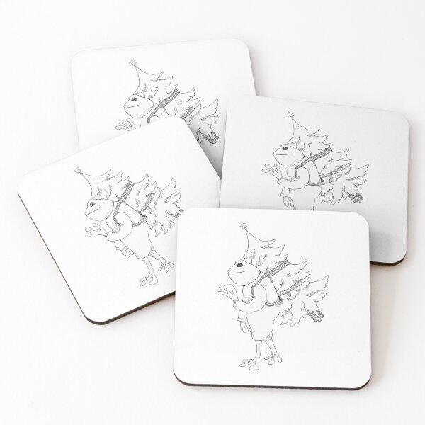 Item preview, Christmas frog no color designed and sold by vieno.