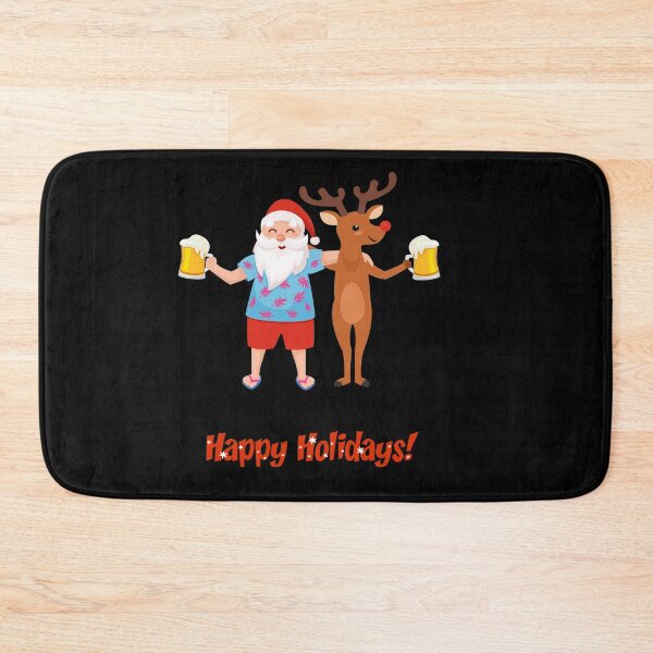 Item preview, Happy holidays Santa and rudolf  designed and sold by Md1982.