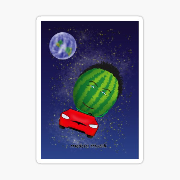 melon musc Sticker