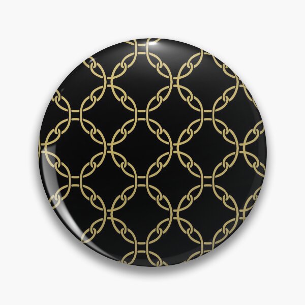 Item preview, Chains Interlocked Black Gold designed and sold by karwilberevivalcollection.