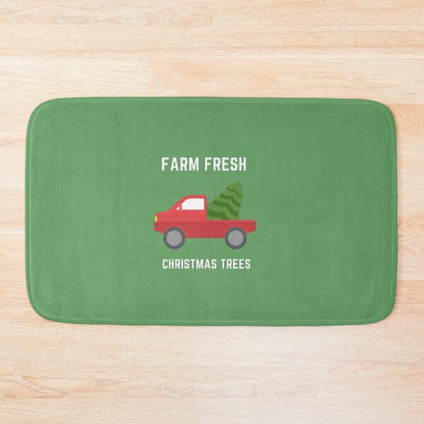 Item preview, Farm Fresh Christmas Trees Red Truck designed and sold by JessyDesigns.
