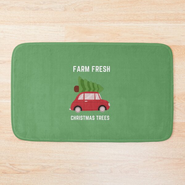Item preview, Farm Fresh Christmas Trees Red Car designed and sold by JessyDesigns.