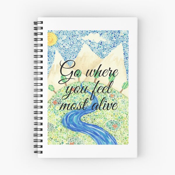 Item preview, Go where you feel alive designed and sold by IreneCaboni.
