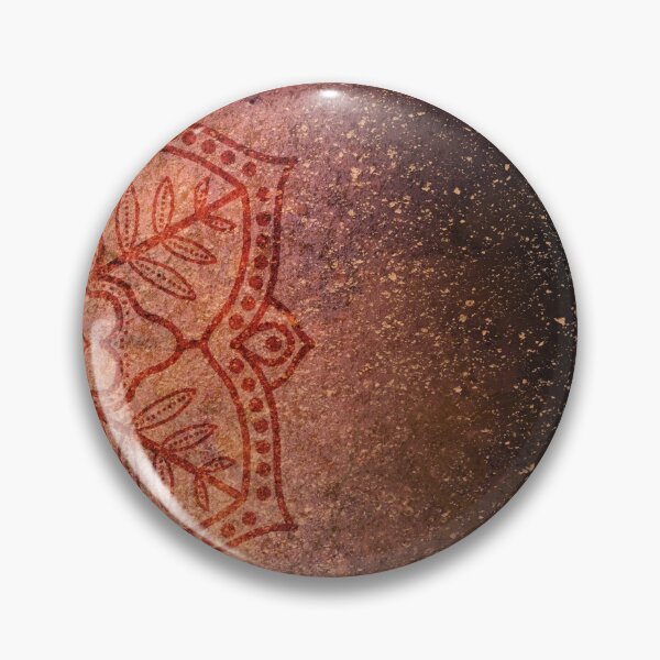 Item preview, Mandala in Tones of Rose and Black with hints of Golden designed and sold by ittybittyowl.