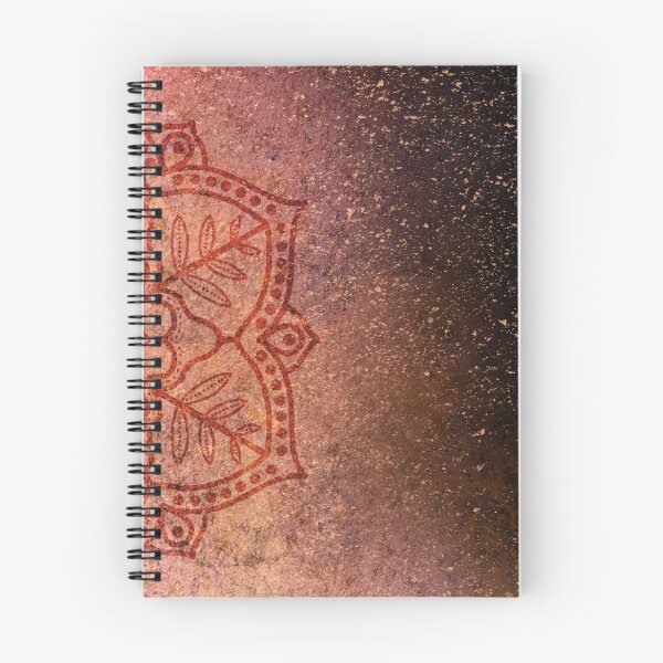Item preview, Mandala in Tones of Rose and Black with hints of Golden designed and sold by ittybittyowl.