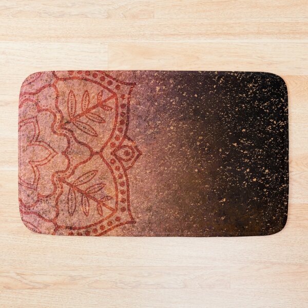 Item preview, Mandala in Tones of Rose and Black with hints of Golden designed and sold by ittybittyowl.