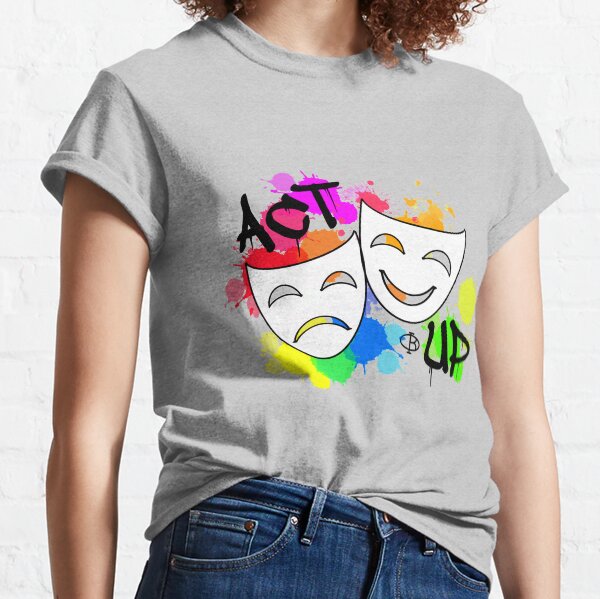 Aperçu de l'œuvre  FAIRE DES SIENNES! - Masques de théâtre variation blanc et gris créée et vendue par BusInACan.