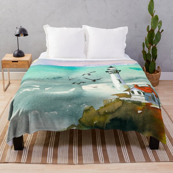 Item preview, Watercolor Lighthouse designed and sold by Morganatic.