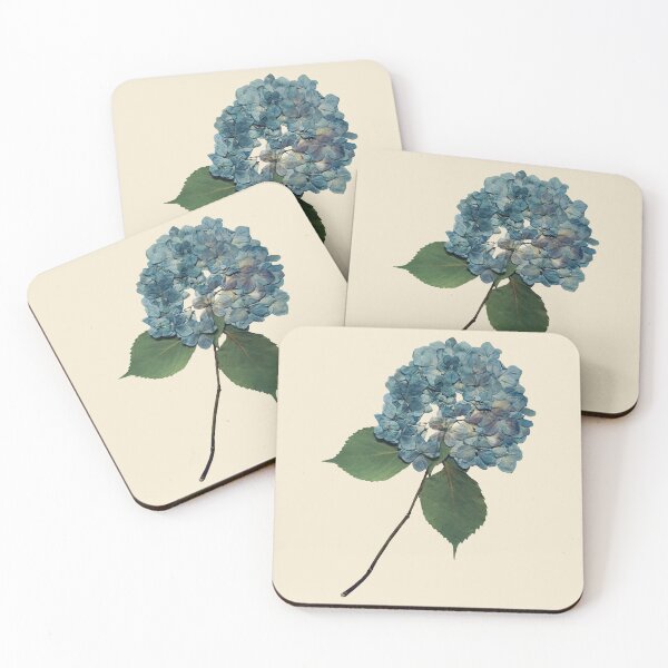 Artikelvorschau, Gepresste Nikko Blue Hydrangea Flower entworfen und verkauft von samrolo.