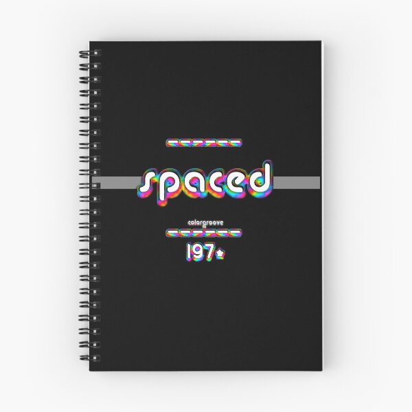 Item preview, Spaced 1970s Retro Rainbow Font designed and sold by oh-so.