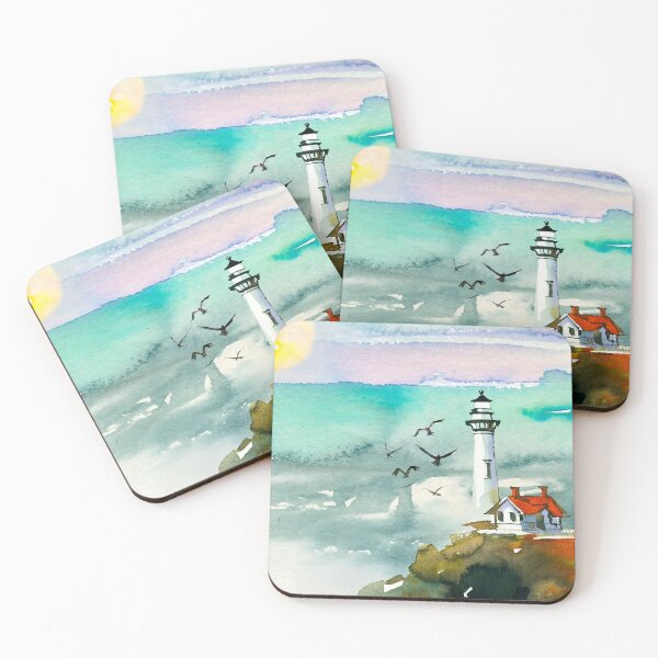 Item preview, Watercolor Lighthouse  designed and sold by Morganatic.