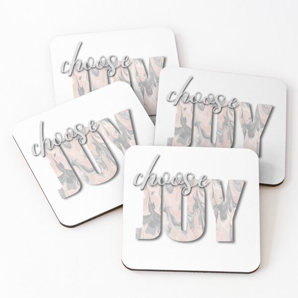 Item preview, Choose Joy (Pink and Gray) designed and sold by TheJoyfulLilyCo.
